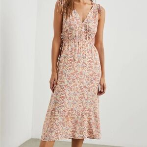Rails Wildflower Floral Print Midi Dress Size Large NWT